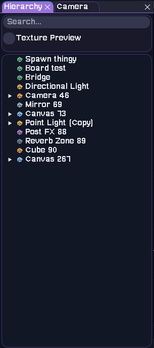 Scene Hierarchy Panel