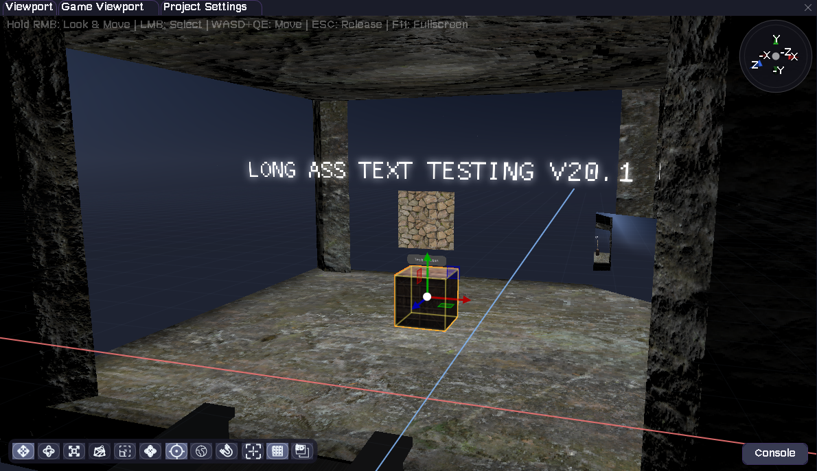 Scene Viewport with Transform Gizmos