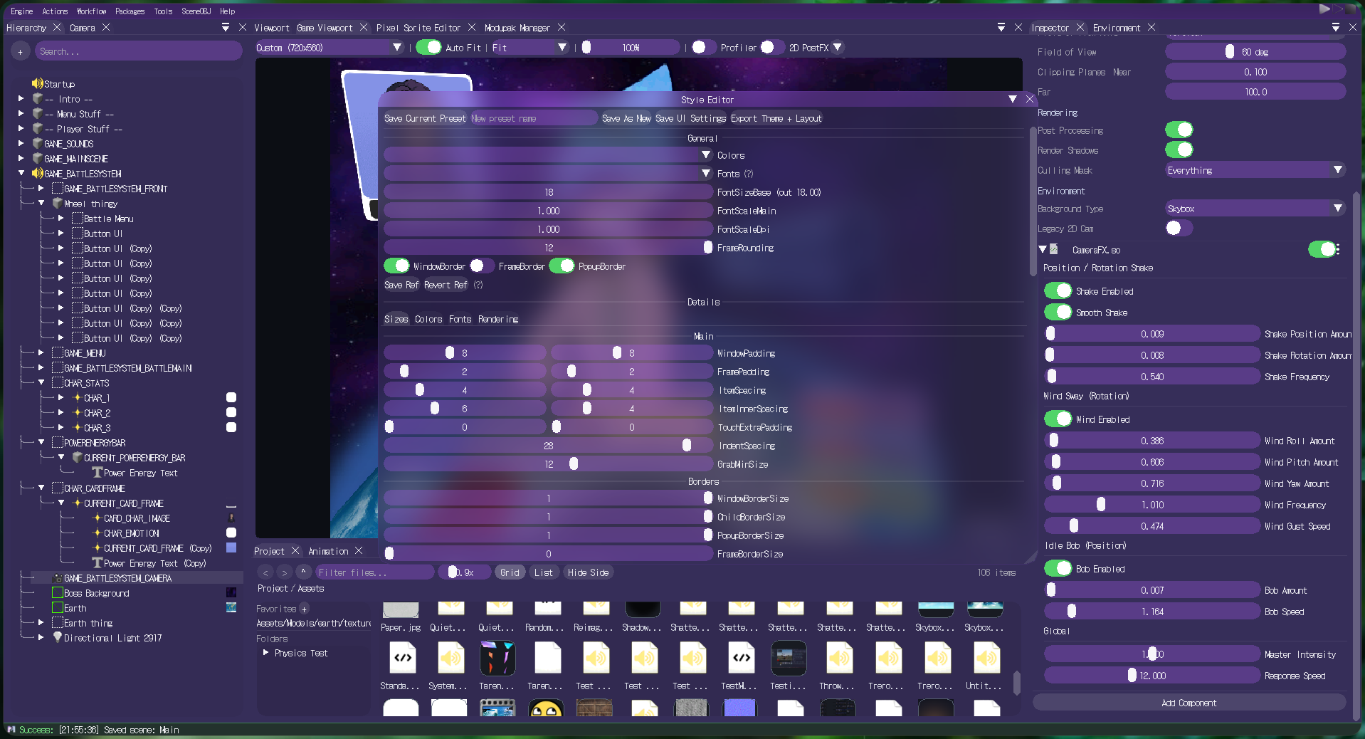 Modularity Engine - Style Editor